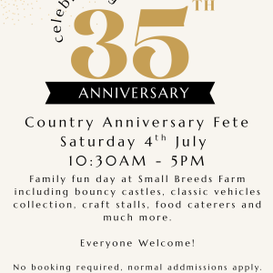 Country Anniversary Fete